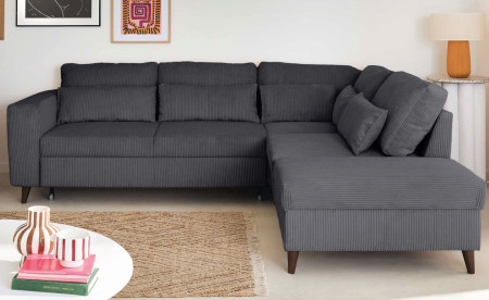 Canapé convertible gris